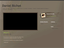 Tablet Screenshot of danielbichet.fr